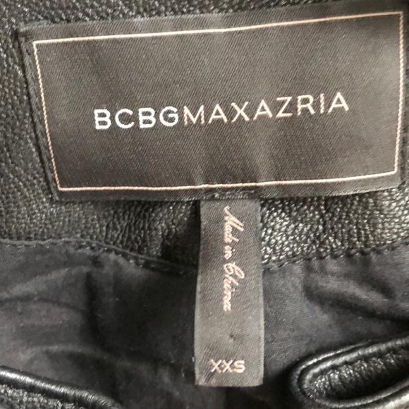 BCBG 🔥 Black leather jacket - Picture 6 of 8